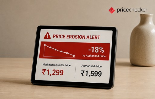 identifying price erosion from marketplace sellers