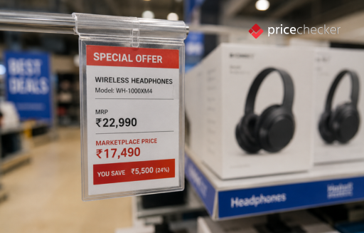 comparing brand price and seller price