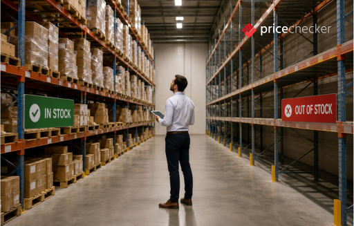 stock availability in a retail warehouse